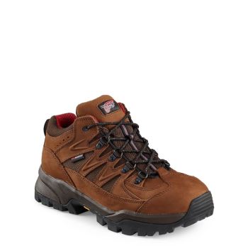 Red Wing TruHiker 3-inch Waterproof Safety Toe Mens Hiking Shoes Brown - Style 6672